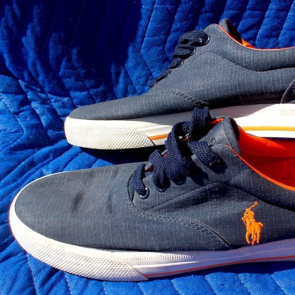 Ralph Lauren Polo Vaughn Sneakers - Size 10-1/2 - Picture 3 of 8